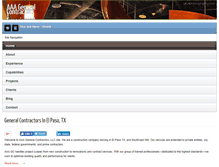 Tablet Screenshot of contractorselpasotx.com